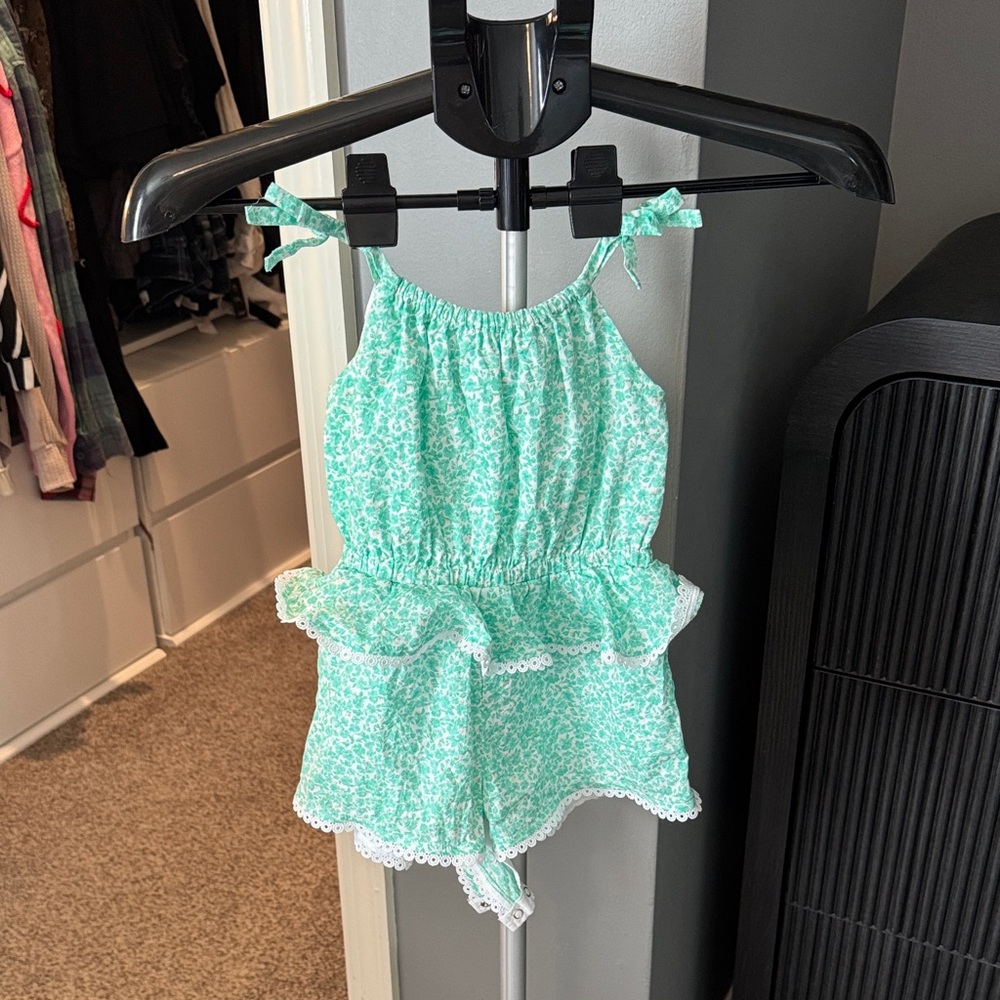 Toddler Floral Ruffle Romper